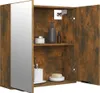 vidaXL Bad-Spiegelschrank Räuchereiche 64x20x67 cm Produktbild-Vorschau 5