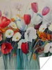 MuchoWow® Poster Malerei - Ölgemälde - Blumen 120x160 cm - Produktbild-Vorschau 1