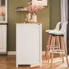 SoBuy KNL05-W Wyspa kuchenna z 2 koszami rattanowymi Szafka Podgląd zdjęcia produktu 4