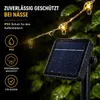 2 Stück 120LED 12M Solar Lichterkette aussen, Solarleuchten Produktbild-Vorschau 5
