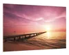 Wallario Wandbild Auf dem Weg zur Sonne  Steg am Meer, Produktbild-Vorschau 2