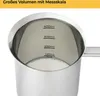 SILBERTHAL Milchaufschäumer Manuell - Edelstahl - 400ml - Produktbild-Vorschau 7