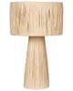 BELIANI Tischlampe Naturfarben Palmblatt Trommelfrom 41 cm Produktbild-Vorschau 1