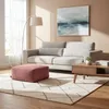 Domarex Sitzpouf 45x45x25 cm, Polsterstoff, rutschfest, Produktbild-Vorschau 3