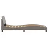 The Living Store Bettgestell mit Kopfteil Taupe 80x200 cm Produktbild-Vorschau 6