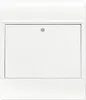A front view of a white mailbox with a lock. Anteprima dell’immagine prodotto