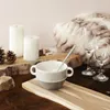 HowHomely | Suppenschüssel - Suppenteller - 500 ml - Beige Produktbild-Vorschau 3