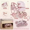Puppenwagen mit Tasche und Klappdach – Kinderwagen für Produktbild-Vorschau 5