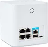 The back view of a white Ubiquiti AmpliFi router with multiple ports. Anteprima dell’immagine prodotto