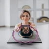 Gymtek® Pilates kruh, odporový kruh, kruh na jogu, fitness Náhľad obrázku produktu 3