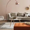 home24 Couchtisch - Glas / Eiche Massiv Produktbild-Vorschau 3