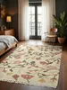 Tapis Kelim violet en jute et coton, fait à la main, Voir les images du produit 2