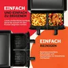 OYAJIA Heißluftfritteuse 9 L - 2 Kammern, Smart Finish, Produktbild-Vorschau 3