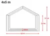 TOOLPORT Partyzelt Festzelt 4x5 m Garten-Pavillon PVC Plane Produktbild-Vorschau 5