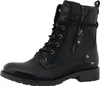 Bottines à lacets noires Mustang pour femmes, chaussures de Voir les images du produit 4