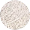 A round rug with a geometric pattern. Náhled obrázku produktu