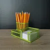 Stolní organizér s 3 přihrádkami z kovové síťoviny Náhled obrázku produktu 4