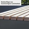 Gartenbank Truhebank Sitztruhe Parlo 185 cm x 45 cm Light Produktbild-Vorschau 6