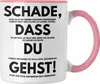Trendation - Schade Dass Du Gehst Jobwechsel Tasse Geschenk Produktbild-Vorschau 1