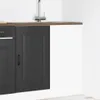 Hochwertig Küchenunterschrank Kalmar Schwarz Holzwerkstoff Produktbild-Vorschau 3