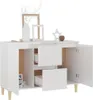 Kredens biały wysoki połysk 103,5x35x70 cm materiał Podgląd zdjęcia produktu 2