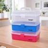 HMF Nähkasten aufklappbar mit 3 Ebenen, Sortierbox 33 x 20 Produktbild-Vorschau 9