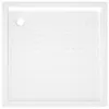 vidaXL Duschwanne Anti-Rutsch Weiß 80x80x4 cm ABS Produktbild-Vorschau 5