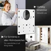 SOTECH Topfband Reparaturplatte – 90 x 90 mm, Edelstahl (2 Produktbild-Vorschau 6