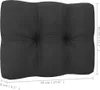 A dark gray cushion with tufted buttons, shown flat against a white background with dimensions indicated. Anteprima dell’immagine prodotto