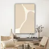 MuchoWow® - Leinwandbilder - Abstrakt - Beige - Moderne Produktbild-Vorschau 7