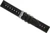 Dakota Ersatzband Uhrenarmband Leder schwarz mit schwarzer Produktbild-Vorschau 1