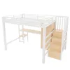 Letto a castello in metallo Flieks 140x200 cm con armadio, Anteprima dell’immagine prodotto 10
