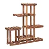 A wooden plant stand with multiple shelves. Anteprima dell’immagine prodotto