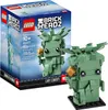 A LEGO BrickHeadz Statue of Liberty set packaging with two built models. Produktbild-Vorschau
