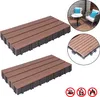 LZQ 12 ks 30x60cm WPC dlaždice, 2m2 balkonová dlaždice Náhled obrázku produktu 1
