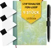 9 Stück Pen Loop Stifthalter Notizbuch Stiftschlaufe Produktbild-Vorschau 1