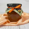 Physis of Crete Kaktusfeigenmarmelade 250 g auf orangefarbenem Stoff Produktbild-Vorschau