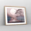 Gerahmtes Poster - Rahmen in heller Eiche - Mond Paar Baum Produktbild-Vorschau 8