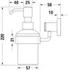 DURAVIT 0099161000 Seifenspender D-Code für Wandmontage, Produktbild-Vorschau 7
