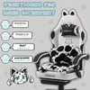 Gaming-Stuhl ergonomisch, Fußstütze, Stoff, verstellbar, Produktbild-Vorschau 4