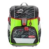A front view of a children's backpack with a dragon theme. Anteprima dell’immagine prodotto