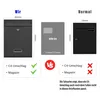Theo&Cleo XL Briefkasten Anthrazit, Wandmontage, mit Produktbild-Vorschau 4