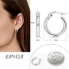 Creolen Ohrringe Silber Gold Set Damen Herren Mädchen Produktbild-Vorschau 3