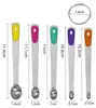 5 Teile/satz Mini Messlöffel Bunte Silikon Edelstahl Lange Produktbild-Vorschau 6
