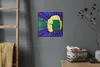 Coloray Uhr auf Leinwand 30x30 cm Wand Uhr Dekoration Produktbild-Vorschau 4