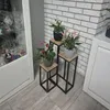 Ruhhy 25626, Blumentopfhalter, 67 x 34,5 x 34,5 cm, braun Produktbild-Vorschau 2