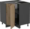Meuble d'angle Vicco R-Line Chêne Artisan 75.6cm sans PT, Voir les images du produit 4