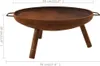 vidaXL Ciotola da fuoco 70x59x28 cm in acciaio Anteprima dell’immagine prodotto 12