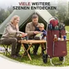Sekey Klappbar Einkaufstrolley 2 Räder Aluminium, mit 50L Produktbild-Vorschau 5