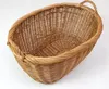 Großer Weidenkorb Griffe oval 60x40x32cm – Wäschekorb Produktbild-Vorschau 8
